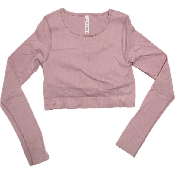 Lululemon Athletica Ebb to Street Long Sleeve Shirt | size: 8 | Lavender Dew - Picture 3 of 6